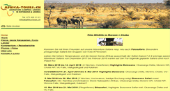 Desktop Screenshot of africa-tours.ch